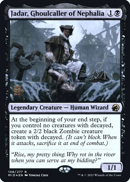Jadar, Ghoulcaller of Nephalia, Magic card PMID 108s — Innistrad: Midnight Hunt Promos set
