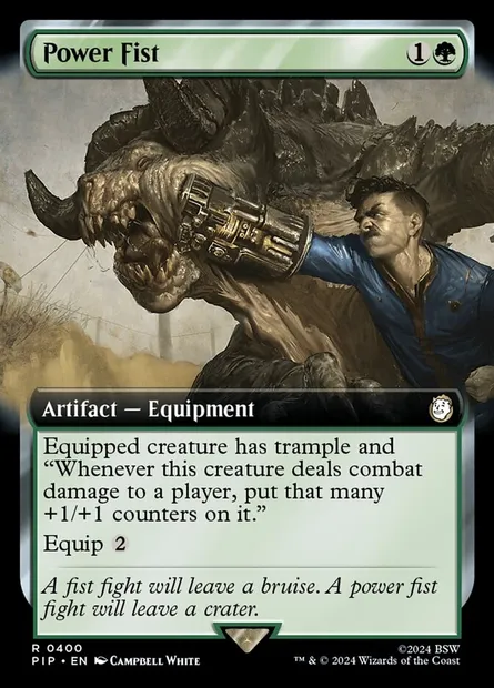 Power Fist, Magic card PIP 400 — Fallout set