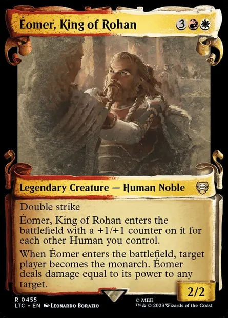 Éomer, King of Rohan, Magic card LTC 455 — Tales of Middle-earth Commander set