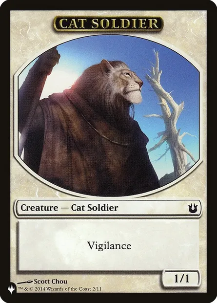 Cat Soldier, carte Magic PLST TBNG-2 — extension The List