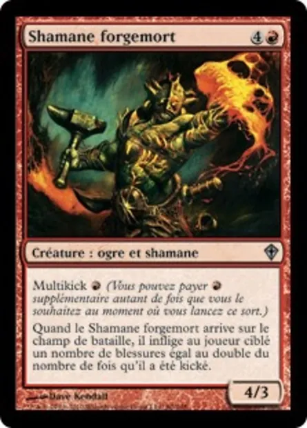 Shamane forgemort, carte Magic WWK 80 — extension Worldwake