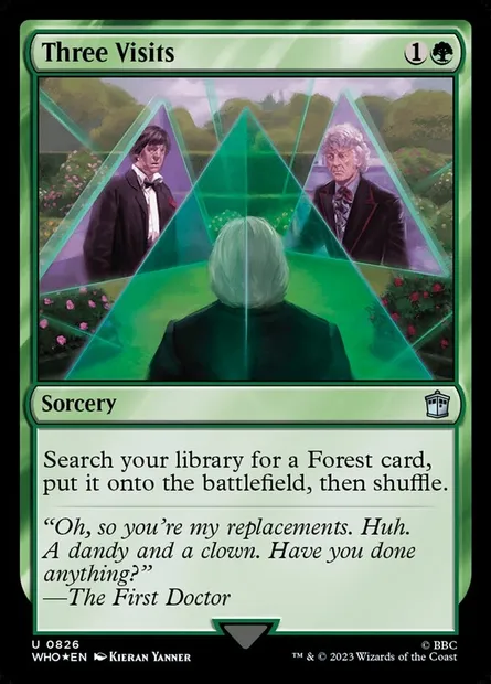 Three Visits, Magic card WHO 826 — Doctor Who set