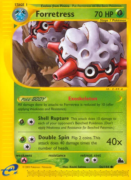 Forretress, Pokémon card SK 56 — Skyridge set