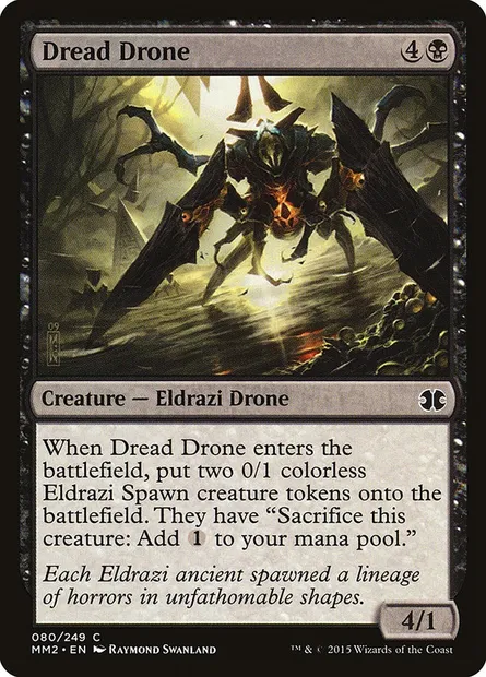 Drone de l'effroi, carte Magic MM2 80 — extension Modern Masters 2015