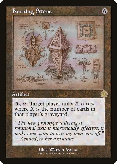 Keening Stone, Magic card BRR 89 — The Brothers' War Retro Artifacts set