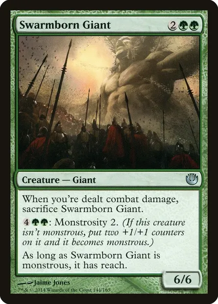Swarmborn Giant, Magic card JOU 144 — Journey into Nyx set