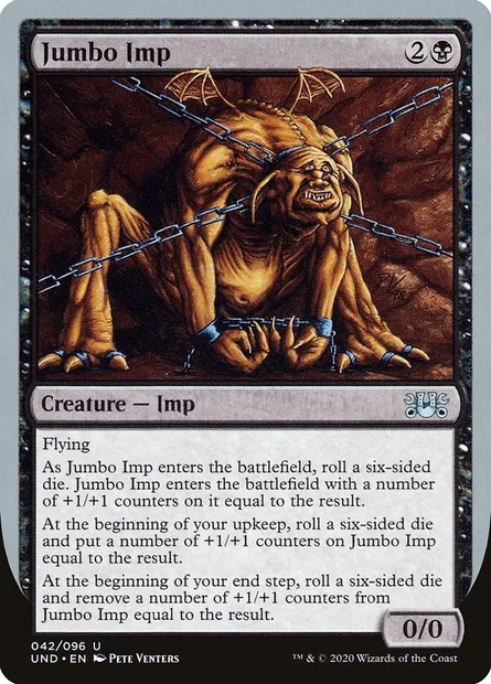 Jumbo Imp, carte Magic UND 42 — extension Unsanctioned