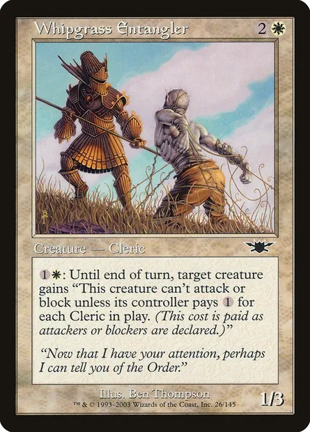 Whipgrass Entangler, Magic card LGN 26 — Legions set