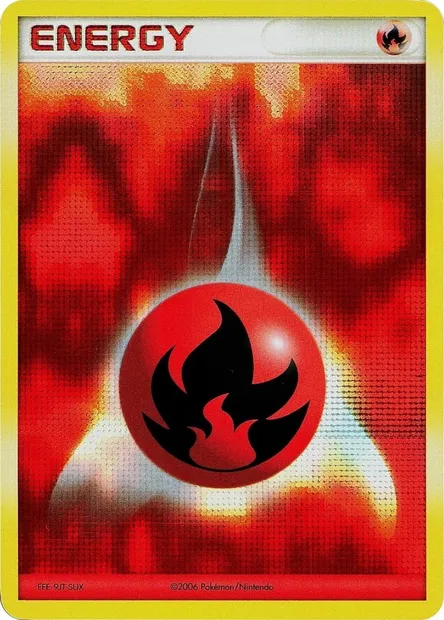 Énergie Feu, carte Pokémon LGP 2006-2 — extension League Promos