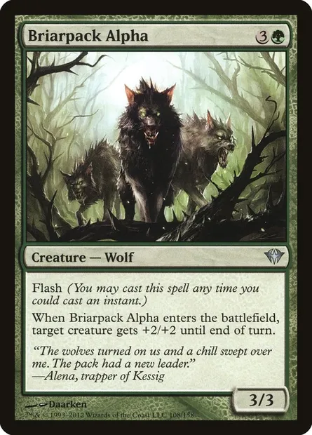 Briarpack Alpha, Magic card DKA 108 — Dark Ascension set