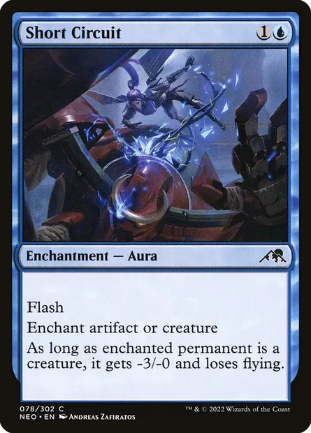 Short Circuit, Magic card NEO 78 — Kamigawa: Neon Dynasty set