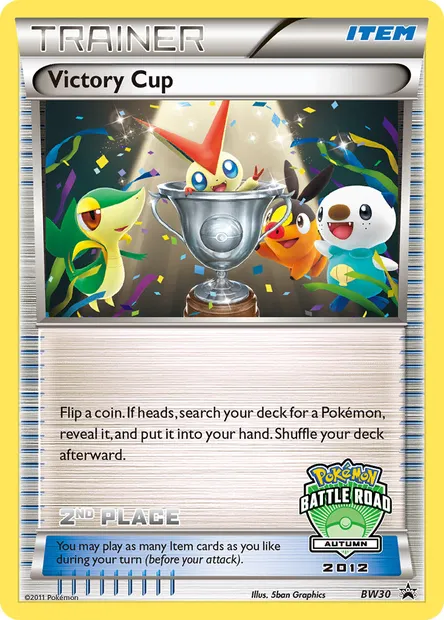Victory Cup, Pokémon card BW 30 — BW Black Star Promos set