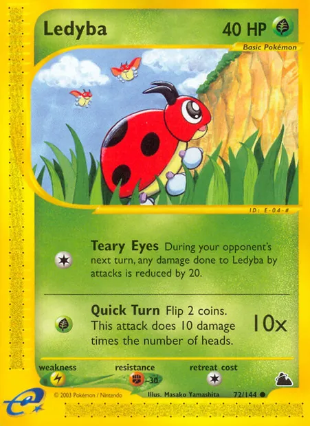 Ledyba, Pokémon card SK 72 — Skyridge set
