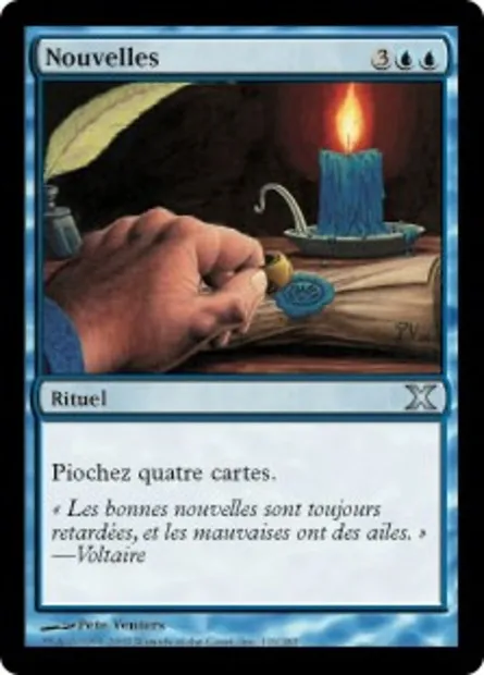 Nouvelles, carte Magic 10E 116 — extension Dixième édition