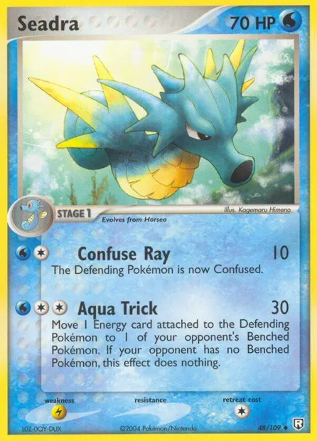 Seadra, Pokémon card TRR 48 — Team Rocket Returns set