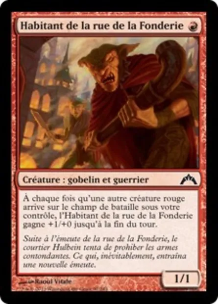 Habitant de la rue de la Fonderie, carte Magic GTC 92 — extension Insurrection