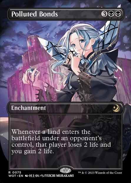 Polluted Bonds, Magic card WOT 75 — Wilds of Eldraine: Enchanting Tales set