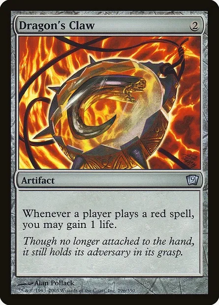Dragon's Claw, Magic card 9ED 296★ — Ninth Edition set