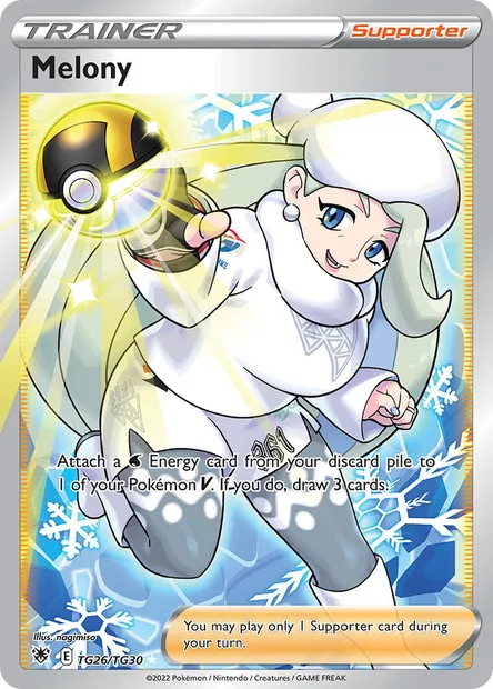 Melony, Pokémon card ASR TG26 — Astral Radiance set