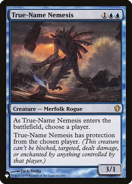 Némésis de l'identité, carte Magic PLST C13-63 — extension The List