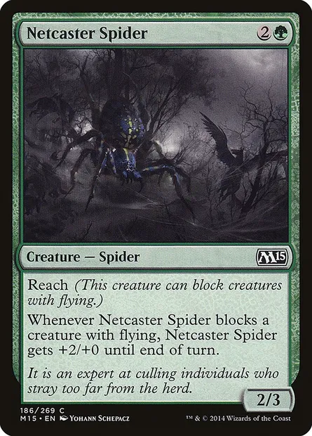Netcaster Spider, Magic card M15 186 — Magic 2015 set