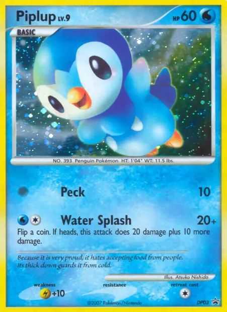 Tiplouf, carte Pokémon DP 03 — extension Promo DP