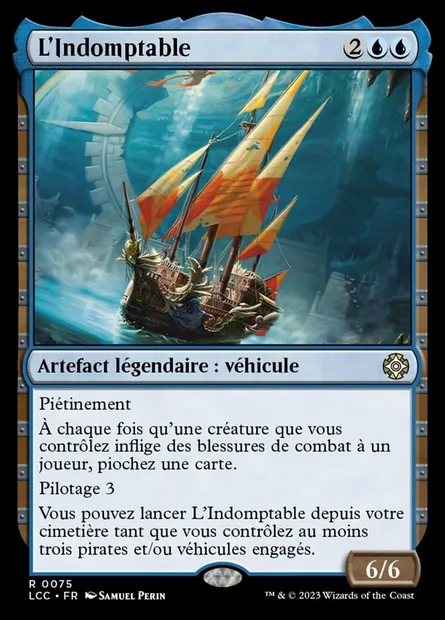 L'Indomptable, carte Magic LCC 75 — extension The Lost Caverns of Ixalan Commander