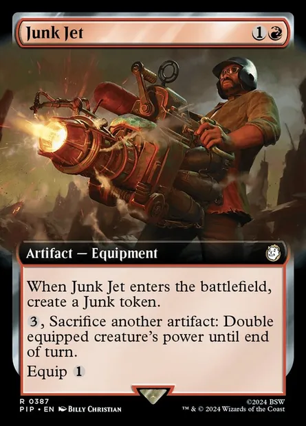 Junk Jet, Magic card PIP 387 — Fallout set