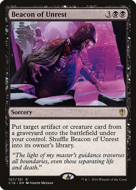 Beacon of Unrest, Magic card C16 107 — Commander 2016 set