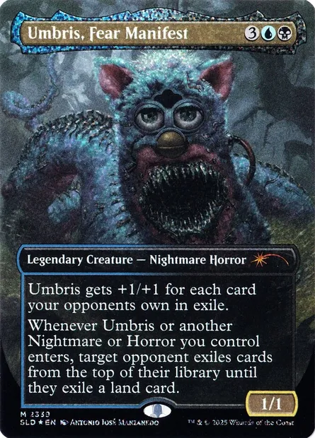 Umbris, Fear Manifest, Magic card SLD 2339 — Secret Lair Drop set