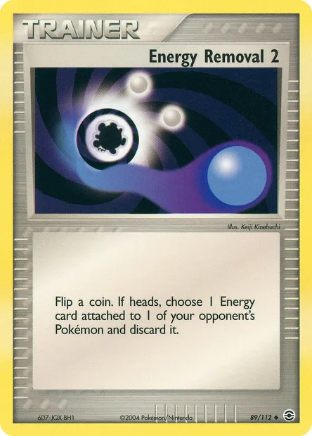 Energy Removal 2, Pokémon card RG 89 — FireRed & LeafGreen set