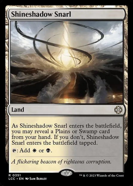 Shineshadow Snarl, Magic card LCC 351 — The Lost Caverns of Ixalan Commander set