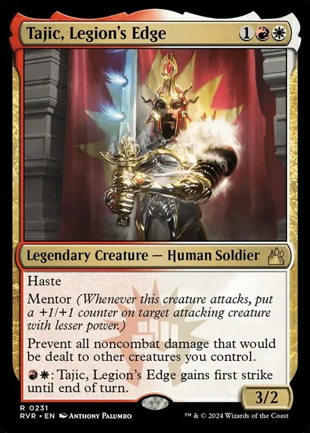 Tajic, Legion's Edge, Magic card RVR 231 — Ravnica Remastered set