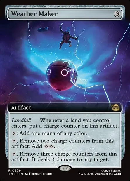 Weather Maker, Magic card TMT 279 — Teenage Mutant Ninja Turtles set