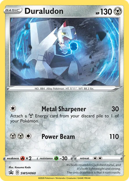 Duraludon, Pokémon card SWSH 060 — SWSH Black Star Promos set