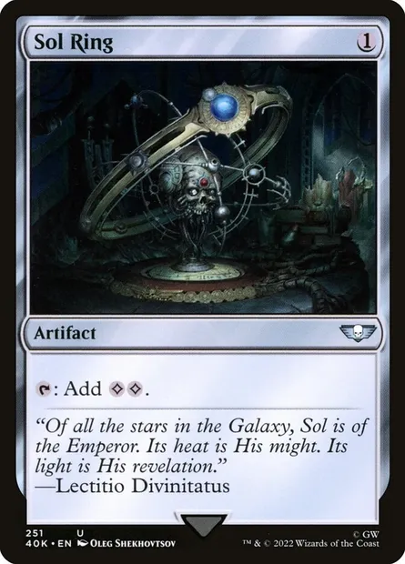 Sol Ring, Magic card 40K 251 — Warhammer 40,000 Commander set