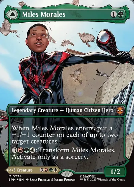 Miles Morales // Ultimate Spider-Man, Magic card SPM 234 — Marvel's Spider-Man set