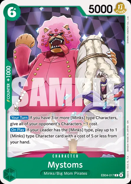 Mystoms, One Piece card EB04-017 — EGGHEAD CRISIS set