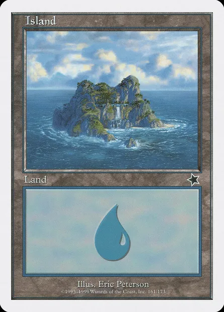 Île, carte Magic S99 161 — extension Starter 1999