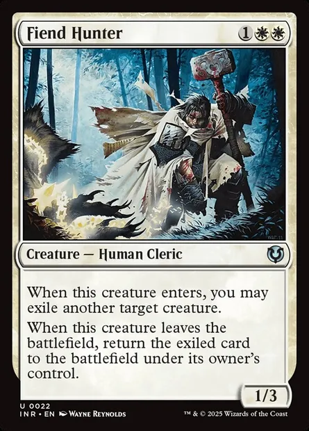 Fiend Hunter, Magic card INR 22 — Innistrad Remastered set