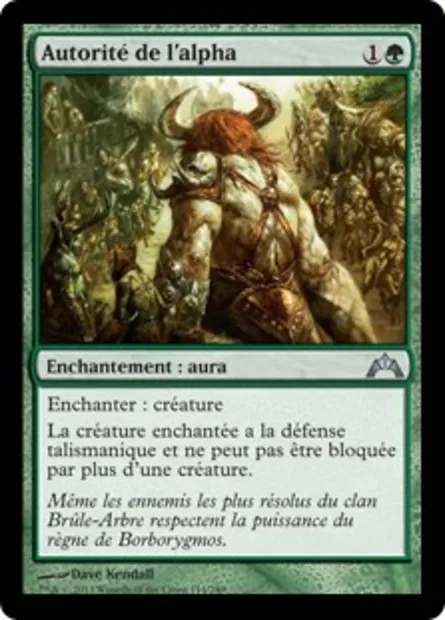 Autorité de l'alpha, carte Magic GTC 114 — extension Insurrection