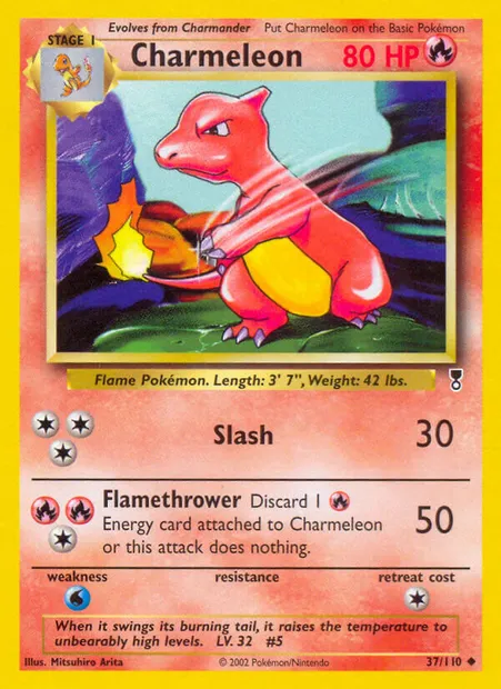 Charmeleon, Pokémon card LC 37 — Legendary Collection set