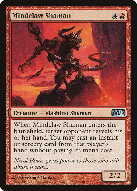 Mindclaw Shaman, Magic card M13 142 — Magic 2013 set