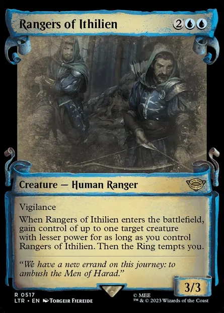Rangers d'Ithilien, carte Magic LTR 517 — extension Le Seigneur des Anneaux : chroniques de la Terre du Milieu
