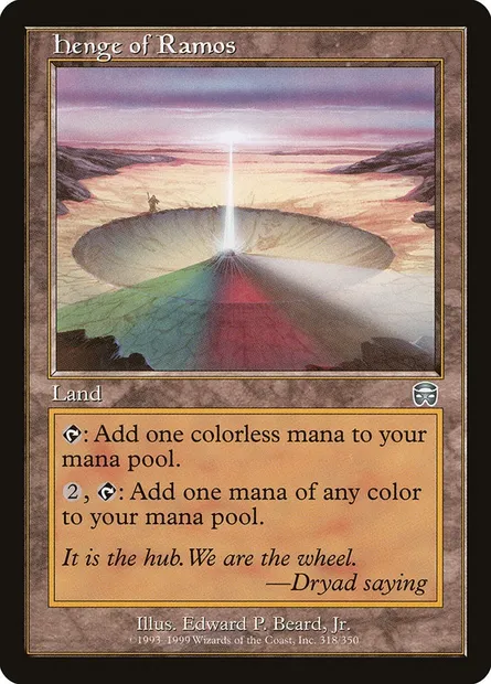 Cromlech de Ramos, carte Magic MMQ 318 — extension Masques de Mercadia