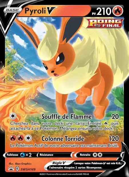 Pyroli V, carte Pokémon SWSH 149 — extension Promo SWSH