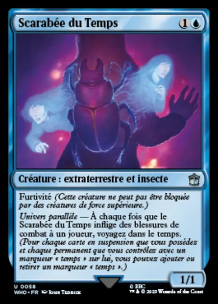 Scarabée du Temps, carte Magic WHO 58 — extension Doctor Who