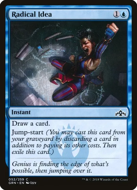 Radical Idea, Magic card GRN 52 — Guilds of Ravnica set