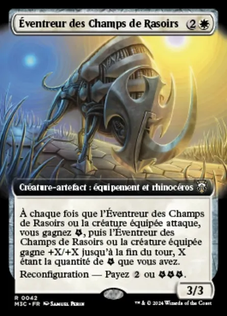 Éventreur des Champs de Rasoirs, carte Magic M3C 42 — extension Modern Horizons 3 Commander