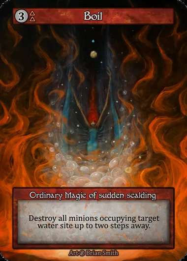 Boil, carte Sorcery BET 195 — extension Beta